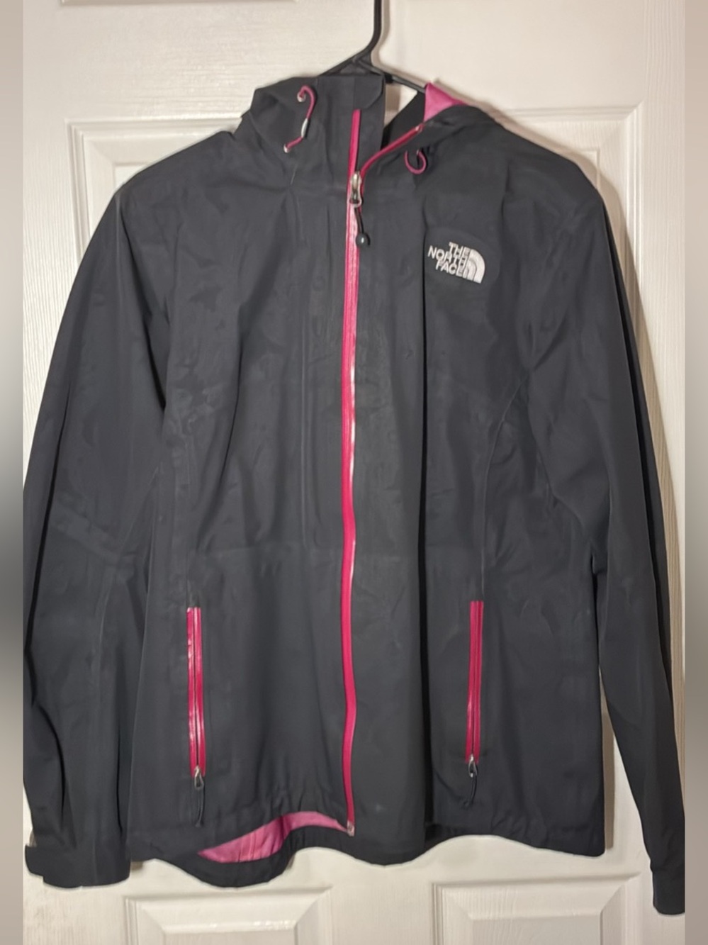 The North Face Women's Black Jacket with Pink Trim